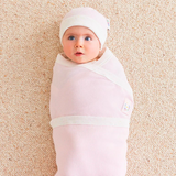 Organic Baby Hat - Whisper Pink