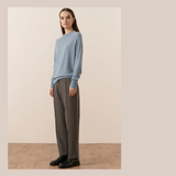 Bennet Funnel Neck Knit - Blue