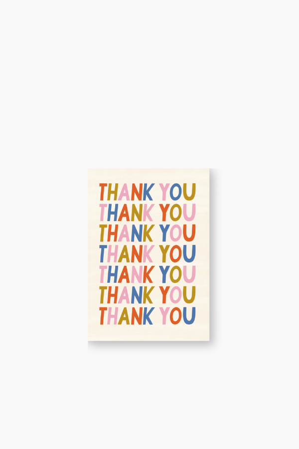 Bold Thank You Card