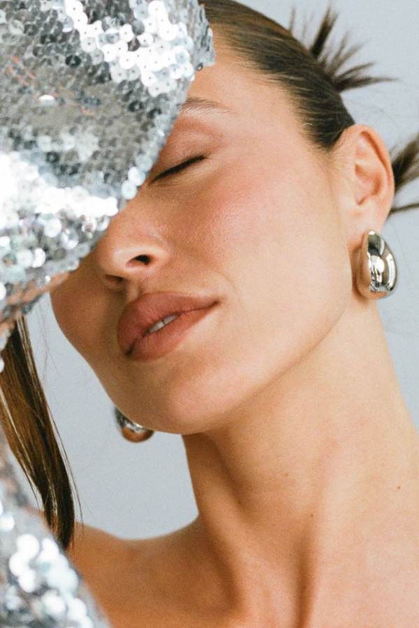 Blob Earrings - Silver