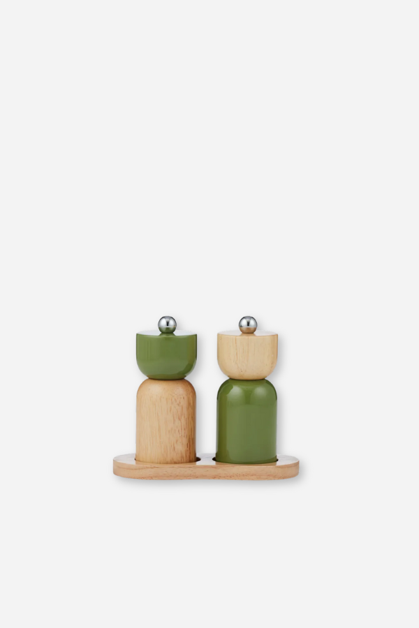 Salt & Pepper Grinder Set - Olive