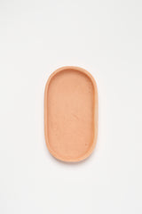 Alba Resin Oval Tray - Peach