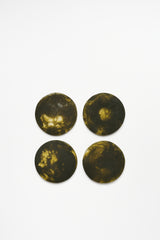 Resin Coasters - 10cm - Pesto