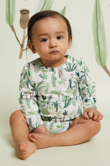 Long Sleeve Bodysuit - Fern Gully