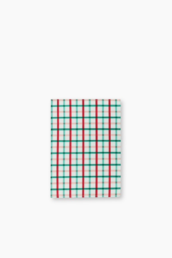 Tea Towel - Christmas Check