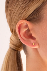 Dot Stud Earrings - Sterling Silver