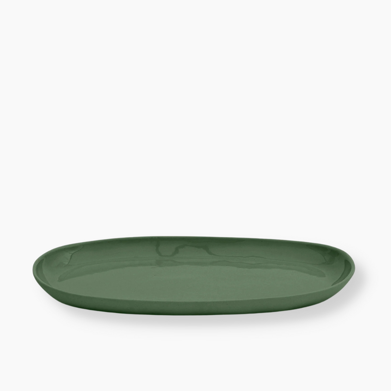 Moss Oval Plate - Medium