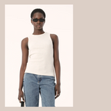 Nola Tank - White Marle