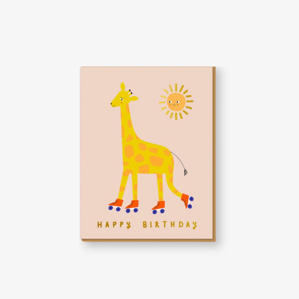 Card - Giraffe Birthday