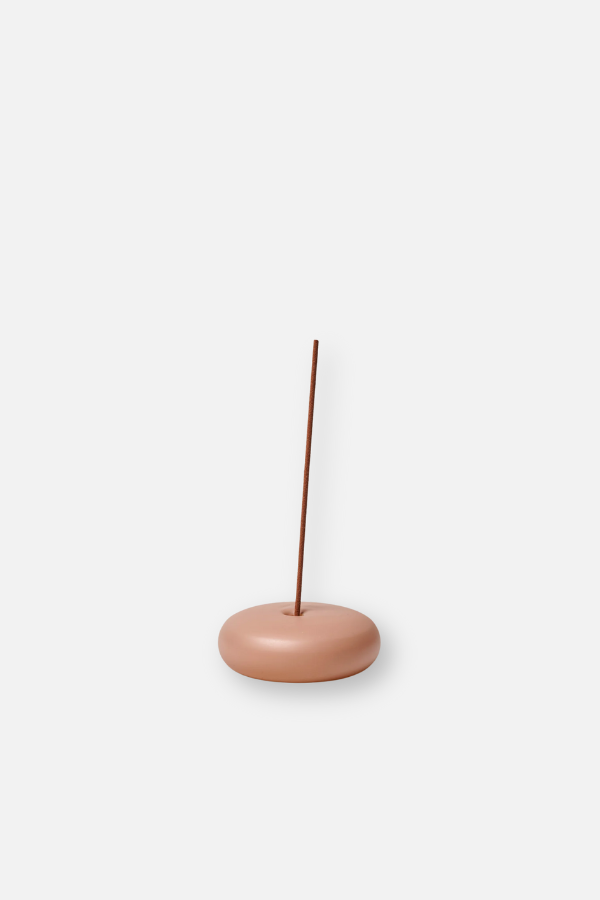 Frosted Glass Holder Small - Brown