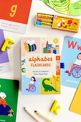 A-Z Illustrated Alphabet Flash Cards