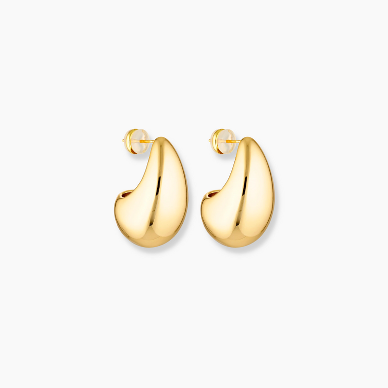 Blob Earrings - Gold