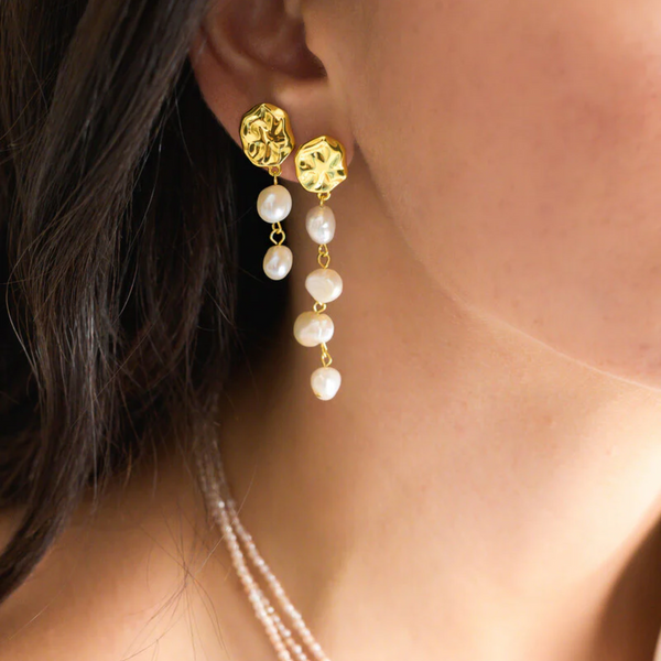 Amara Earrings - Gold