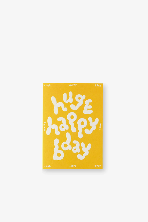 Card - Huge Happy Bday