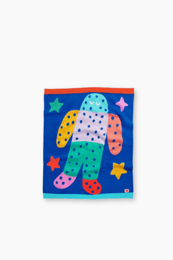 Fluffy Knit Blanket - Rocket Ride