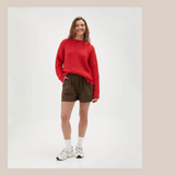 Fluffy Knit - Red