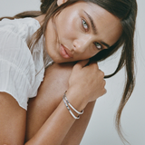 Dylan Bangle - Silver Clear