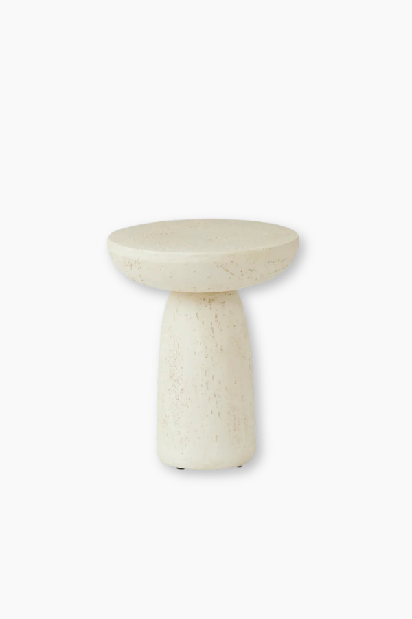 Composite Side Table - Cream