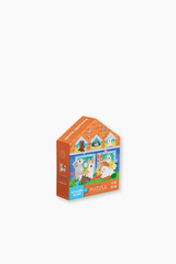 50pc Flat House Puzzle - Bunny House