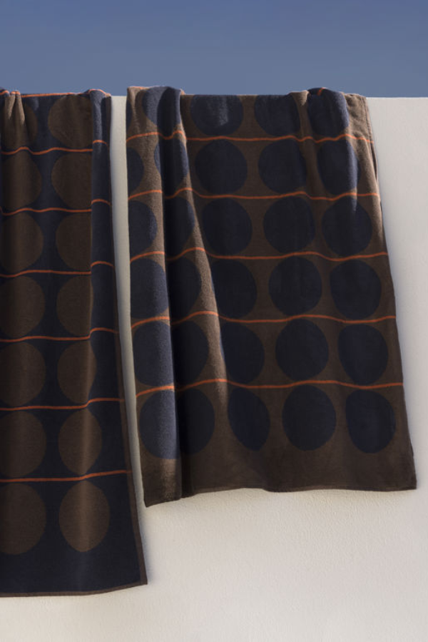 Abacus BeachTowel - Rye & Tamarillo
