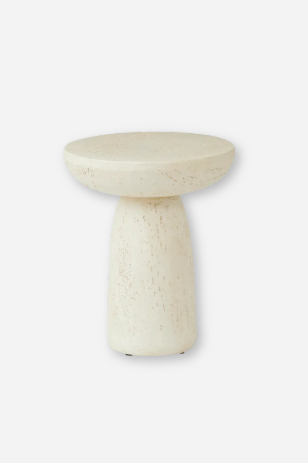 Composite Side Table - Cream