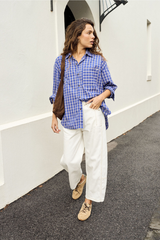 Tapered Barrel Jean - Ecru