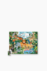 50pc Flat House Puzzle - Zoo