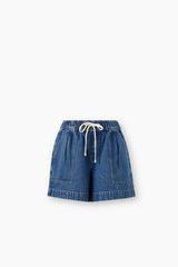 Relaxed Denim Short - Washed Indigo