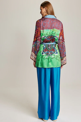 Lucia Kimono Belted Jacket - Shipibo