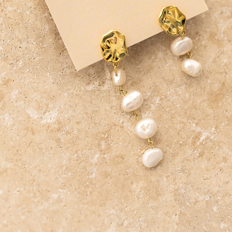 Amara Earrings - Gold