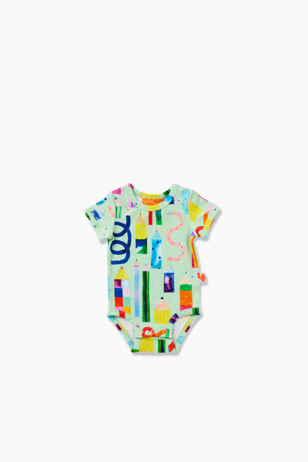 Short Sleeve Body Suit - Scribble Squad