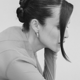Turtle Hoops - Silver