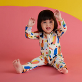Long Sleeve Romper - Flamin' Galahs