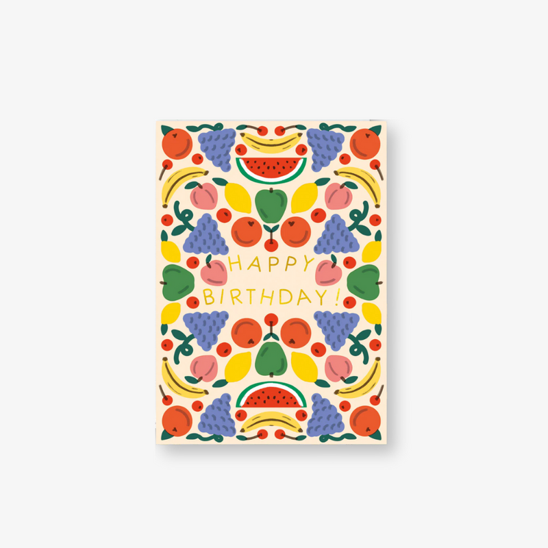 Card - Happy Birthday Fruit