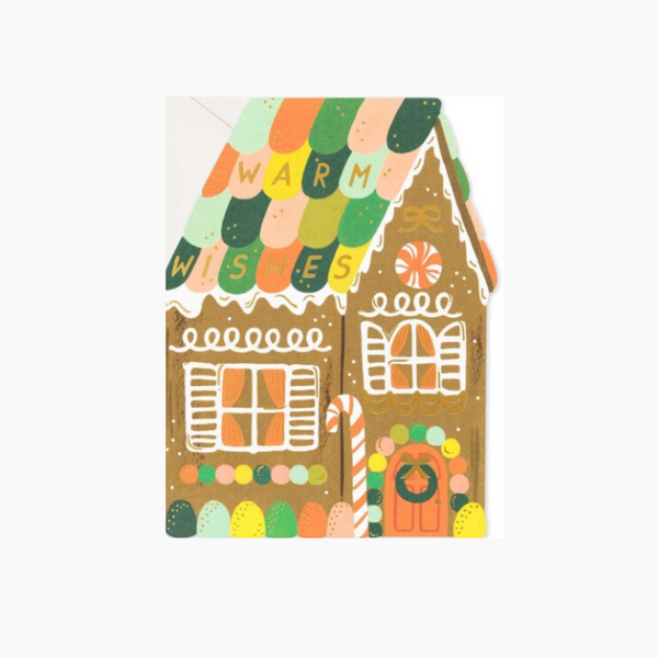 Card - Gingerbread House