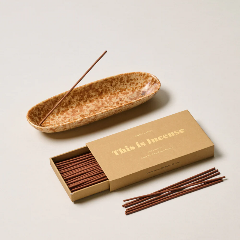 Collector Incense Holder - Brown Speckle