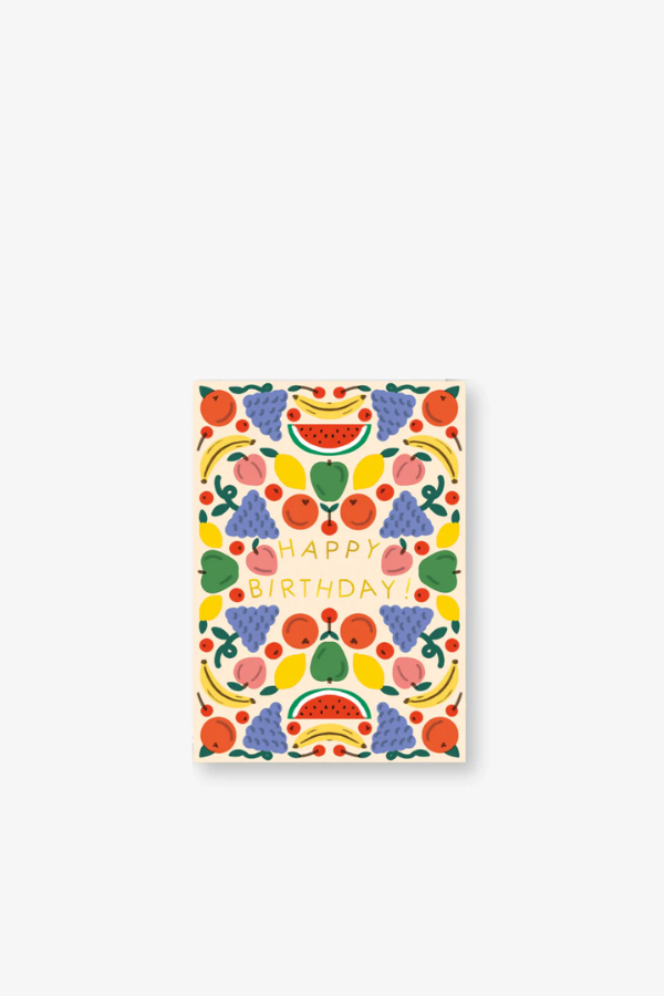 Card - Happy Birthday Fruit