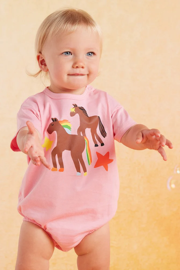 Short Sleeve Bodysuit - Giddy Up