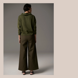 Beech Drawcord Knit - Khaki