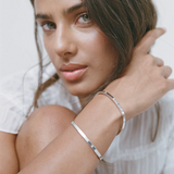 Dylan Bangle - Silver Clear