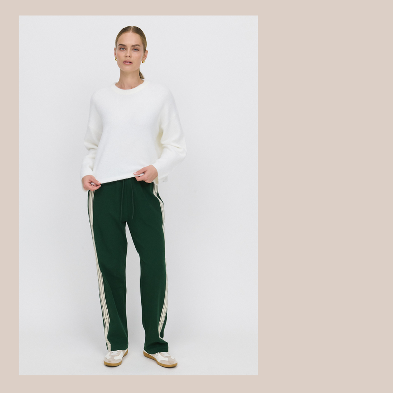 Panarea Trackpant - Forest Green