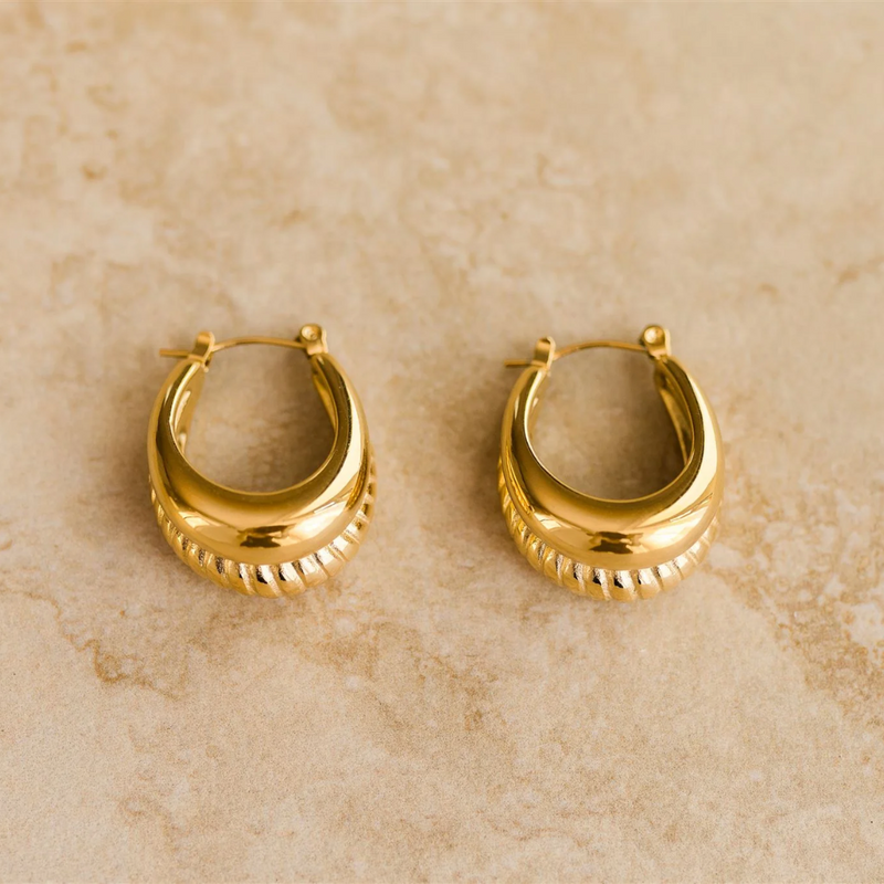 Cove Earrings - Gold