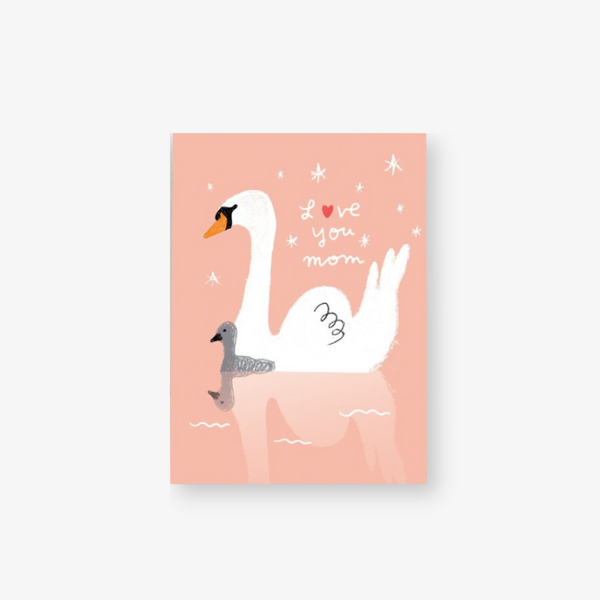 Card - Swan Mum