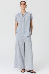 Bay Pant - Blue Stripe