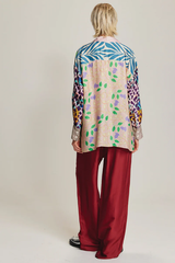 Savannah Wide Leg Pant - Cranberry