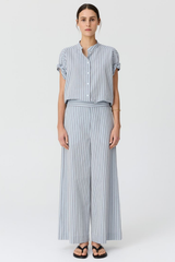 Bay Pant - Blue Stripe