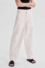 Henry Cargo Pant - White