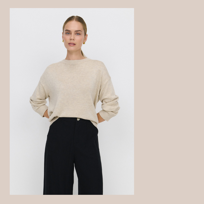 Lara Knitted Jumper - Natural