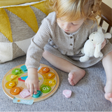 Multi Language Learning Clock Puzzle