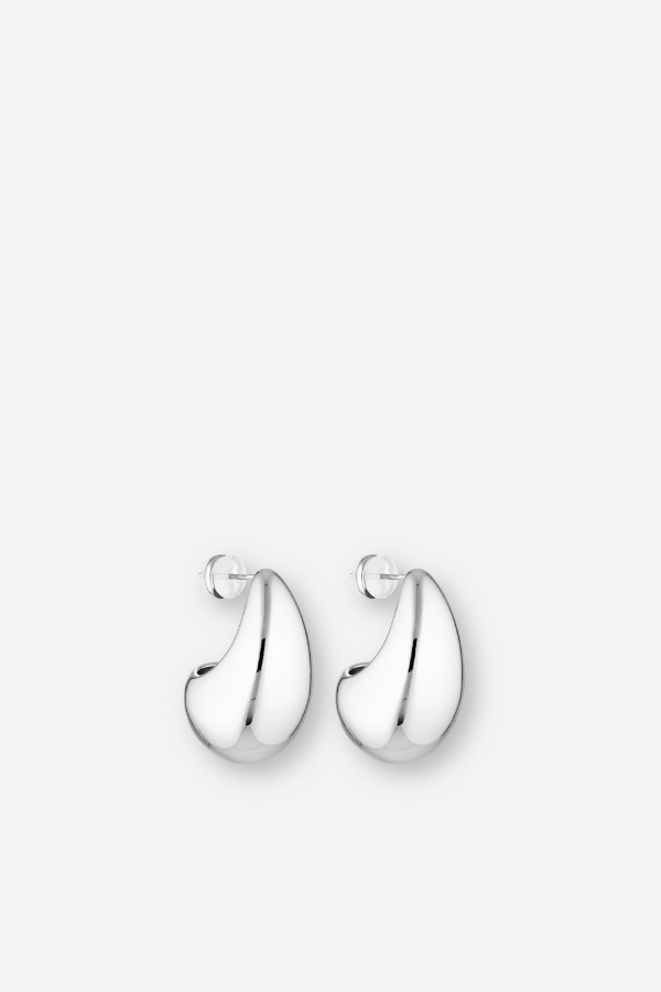 Blob Earrings - Silver